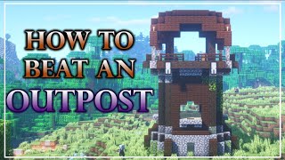 How to Beat a Pillager Outpost  Minecraft [upl. by Nirro]