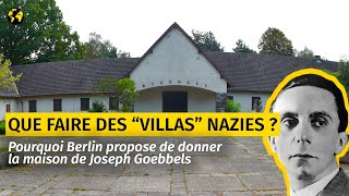 Que faire des “villas” nazies  Berlin propose de donner la maison de Goebbels [upl. by Letnuhs]