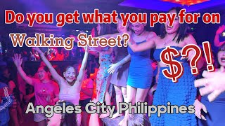 Angeles City Philippines 🇵🇭 Rare look inside Angeles City Bar on Walking Street Single at 40 [upl. by Ettore998]