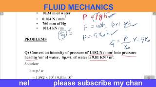 problems on pressure and manometer problem 1 in telugu [upl. by Mok]