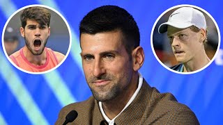 Novak Djokovic’s Bold Statement A Warning to Jannik Sinner and Carlos Alcaraz [upl. by Salazar]