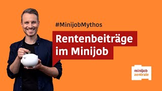 Minijob und Rente Einzahlen lohnt sich Mythos oder Wahrheit [upl. by Wilmott]