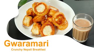 Gwaramari  गवारा मरी  Crispy Nepali Breakfast [upl. by Nautna]