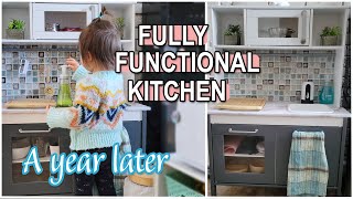 UPDATED FUNCTIONAL KITCHEN amp TIPS FOR SUCCESS  Montessori Functional Kitchen  Montessori at Home [upl. by Barbour]