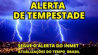 ALERTA DE TEMPESTADE PARA O SUL DO BRASIL NESTA QUARTA  ATUALIZAÇÕES DO TEMPO BRASIL [upl. by Estell]