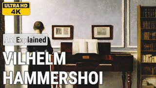 Vilhelm Hammershoi A collection of 10 oil paintings with title and year 19001902 4K [upl. by Naiditch]