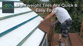 Quick Demo Showing How To Fit Lightweight Tiles [upl. by Ivatts]