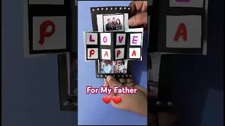 Fathers Day Cards card making idea shortsfeed viralvideo trendingvideo shorts trendingsong [upl. by Ahsyas420]