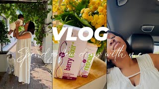 Vlog spend a few days with us  First time at church  My breastfeeding juice [upl. by Esinad623]