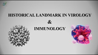 History of microbiology part 2 historical landmark in virology and immunology [upl. by Lleuqar]