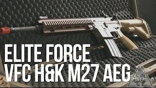 Elite Force VFC HampK M27 Airsoft AEG Limited Edition  AirSplat On Demand [upl. by Akiram]