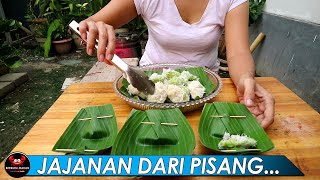 CARA MEMBUAT KUE PISANG RAI JAJANAN PASAR YANG SEHAT HOW TO MAKE A TRADITIONAL BALINESE CAKE [upl. by Catharina]