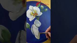 Peinture dochidée painting coursdepeinture diypainting [upl. by Gorlicki]