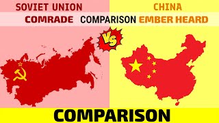 China vs Soviet UnionSoviet Union vs ChinaComparison videoChinaUSSRSoviet UnionPRCROCTaiwan [upl. by Yelich123]