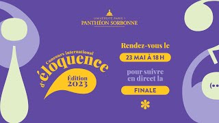 Concours international déloquence 2023  la finale [upl. by Valerian]