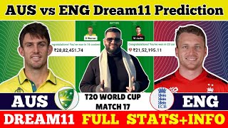 AUS vs ENG Dream11 PredictionAUS vs ENG Dream11AUS vs ENG Dream11 Team [upl. by Kale808]