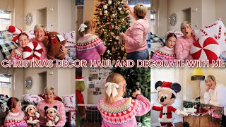 🎄CHRISTMAS DECOR HAUL AND DECORATE WITH ME🎄 [upl. by Tenneb]