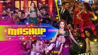 Aaj ki raat X Slow Motion X Aaj Raat Ka Sceen Mashup 2024 Visual Asik Dj Strange Bollywood Dance [upl. by Adnerb]