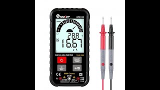 MULTIMETRU DIGITAL SMART INTELIGENT CU MASURARE AUTOMATA TENSIUNE CURENT OHM CAPACITATE HZ TEST [upl. by Ricardama64]