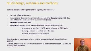 444 Diagnostic tool and therapeutic strategy for acute coldinduced urgency ACIU Establishin [upl. by Sivle]