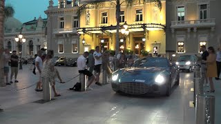 Supercars in Monaco vol77  Zagato GTZ Nibbio Spyder Porsche 959 918 Spyder [upl. by Nolyad]