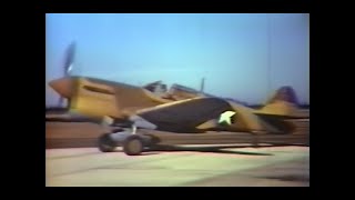 How to Fly the Curtiss P40  Ways of the War Hawk 1944 Color [upl. by Atirec]