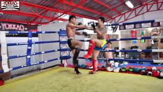 Manachai vs Pakorn  Muay Thai Sparring YOKKAO Training Center Bangkok [upl. by Vannie]