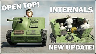 I Built AN INTERIOR To A TANK DESTROYER In The NEW SPROCKET UPDATE [upl. by Eessej]