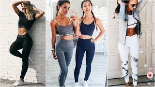 Cute Sporty Outfits Ideas  Moda 2019 Ropa Deportiva  Looks deportivos cómodos con zapatillas [upl. by Koerlin]