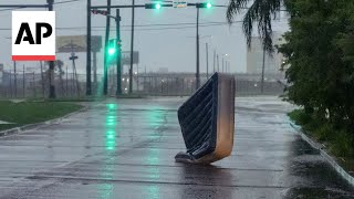 Hurricane Francine strikes Louisiana with 100 mph winds [upl. by Kayle]