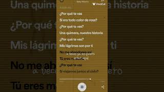 porque te vasgaby morenomusic lyrics gabymoreno sadsong [upl. by Nivad]