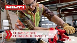 Guide de démarrage rapide  SC 6WP22 scie plongeante sans fil [upl. by Goar]