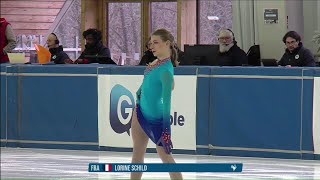 Lorine Schild – 20232024 French Figure Skating Championships SP [upl. by Ataymik]