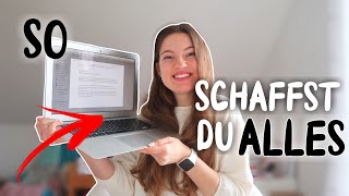 Perfekte ORGANISATION mit DIESEN Tipps fürs Studium Abitur Arbeit [upl. by Acinnor156]