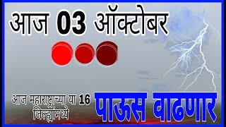 03 october Maharashtra havaman andaj today live03october Maharashtra havaman update today live [upl. by Gahan546]