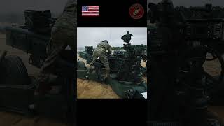 3 112th Field Artillery training no1trending marines army shortsfeed everyone share short [upl. by Susejedairam54]