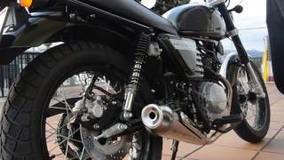 Escape de serie sin DB KILLER  HANWAY RAW 125 CAFE RACER [upl. by Deyas]