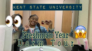 VLOGMAS 2020COLLEGE FRESHMAN DORM TOUR KENT STATE UNIVERSITY⚡️💙 [upl. by Nosduj]