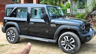 New Mahindra THAR ROXX MX5  Black 4×4 Diesel Varient Launched [upl. by Bettzel6]