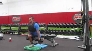 Rear Foot Elevated Split Squat w added rom [upl. by Body]