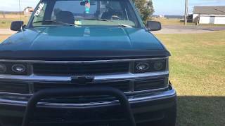 1995 Chevy halo headlights and led tail lights [upl. by Florence155]