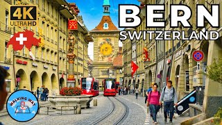 Bern Switzerland Walking Tour  4K 60fps with Immersive Sound amp Captions [upl. by Mali686]