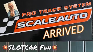 my New Slot Car Track from Scaleauto Pro Track System is arrived [upl. by Abigael917]