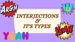 Understanding Interjections amp its typesParts of speechInterjectionsBasic grammarBasic English [upl. by Lenroc529]