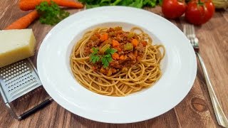 Spaghetti Bolognese  Rezept und Anleitung  Natürlich Lecker [upl. by Alduino]