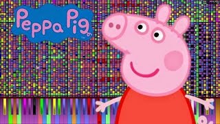 IMPOSSIBLE REMIX  Peppa Pig Theme Song  Piano Cover [upl. by Anibur307]