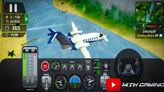 Airplane Flight Pilot Simulator  Police Chartered Plane in Huge Open World 28  Android Gameplay [upl. by Vachill880]