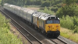 Final Tour In GBRf Livery  50007  50049 Hauls The Mazey Day Cornishman  Hewish  290624 [upl. by Endor]