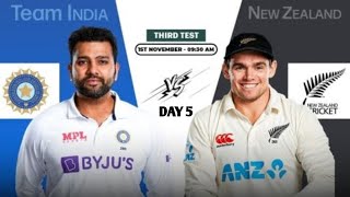 MATCH HIGHLIGHTS  WHO WILL WIN IND VS NZ  INDIA VS NEW ZEALAND  3RD TEST 5TH DAY indvsnz icc [upl. by Aiello]