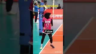 ms sportslikeshercomment vollyballworld trendingvideo reel [upl. by Enehpets612]